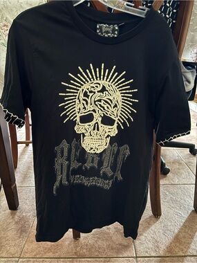 Rebel Vengeance Black Graphic T-Shirt